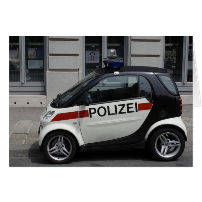 Smart Polizei Auto (Devant horizontal)