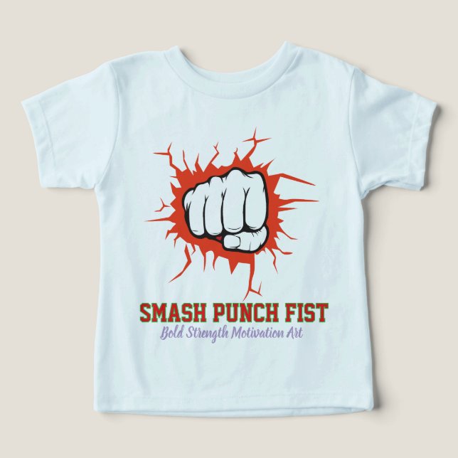 Smash Punch Fist – Bold Strength Motivation Art (Design Recto)