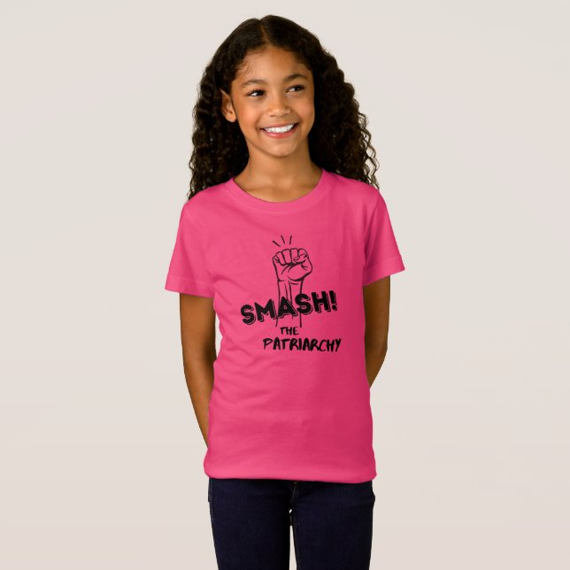 Smash the Patriarchy feminist - t-shirt enfant (Devant entier)