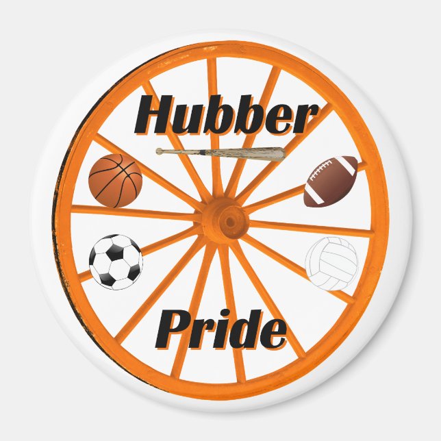 Smethport Hubbers Magnet de soutien sportif (Devant)