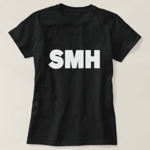 SMH   T-Shirt d'arceau de texte