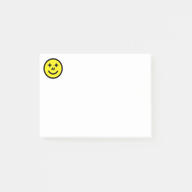Smile AI™ Post-it® Notes (Devant)