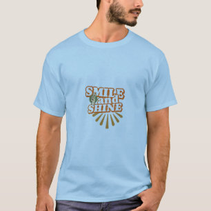 "Smile Brings Shine" T-shirt inspirant