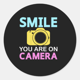 Smile Drôle Vous Êtes Sticker Camera