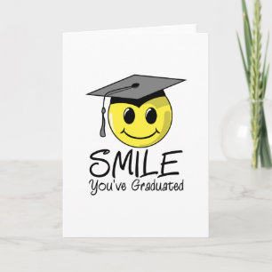 Smile Emoji You Graduation Cartes