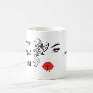 Smile est le meilleur maquillage  Tattoo   Mug caf