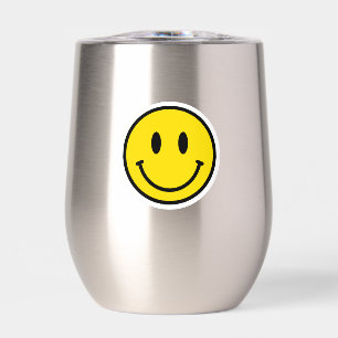 Smile Face Emoji Joyeux Jaune Black Kindness Amusa
