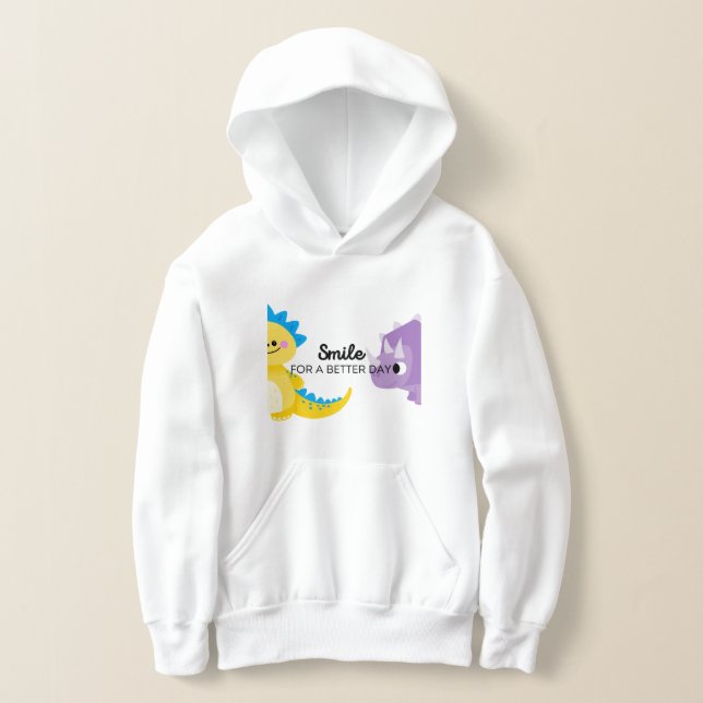 Smile For A Better Day Boy Hoodie (Poser)