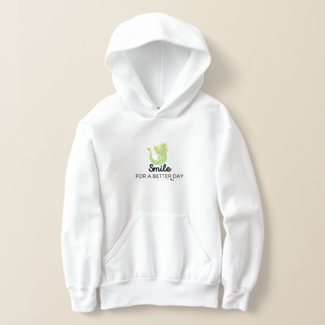Smile For a Better Day Girl Hoodie (Poser)