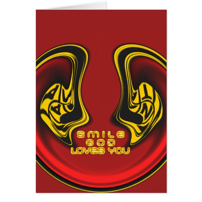 Smile God Loves You Beautiful Texte Extraordinaire (Devant)