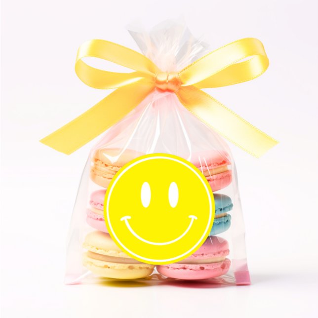 Smile Jaune Un joyeux Stickers D'Anniversaire Mec/ (Créateur téléchargé)