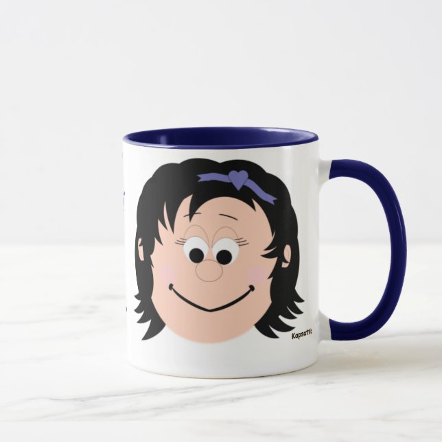 Smile Mugs Black Hair Girl (Droite)