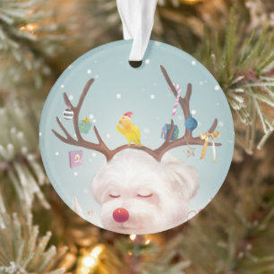 Smile Pup : Renne Bichon de Noël