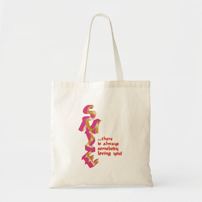 SMILE - Sac imprimé (Devant)