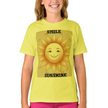 Smile Sunshine - Cute Happy Sun T-shirt