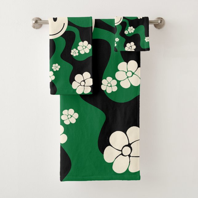 Smile - Vert, Crème et Noir (En situation)