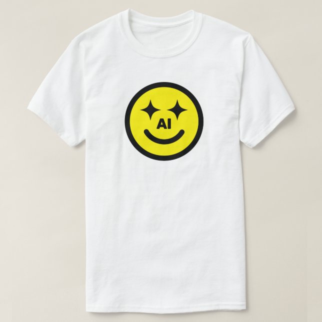 Smiley Face AI™ T-Shirt (Design devant)