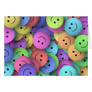 SMILIE COLLAGE HEUREUX VISAGES COLORÉS ARRIÈRE -
