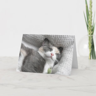 Smiling Kitty Carte de remerciements