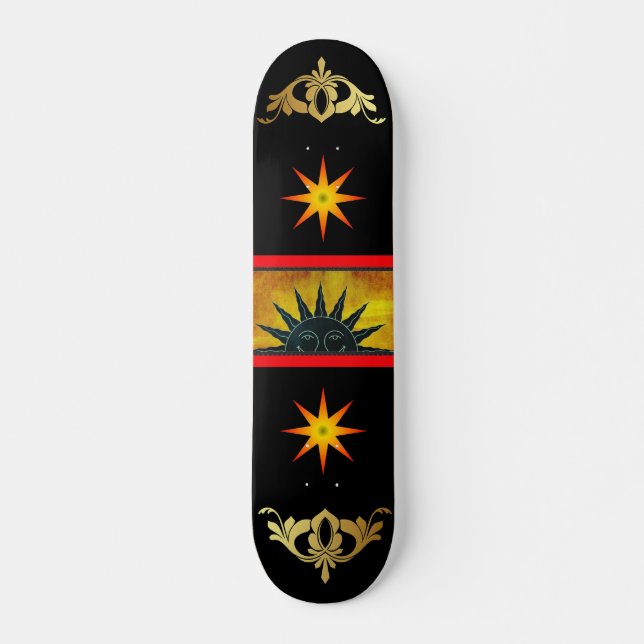 Smiling Sun Skateboard (Devant)