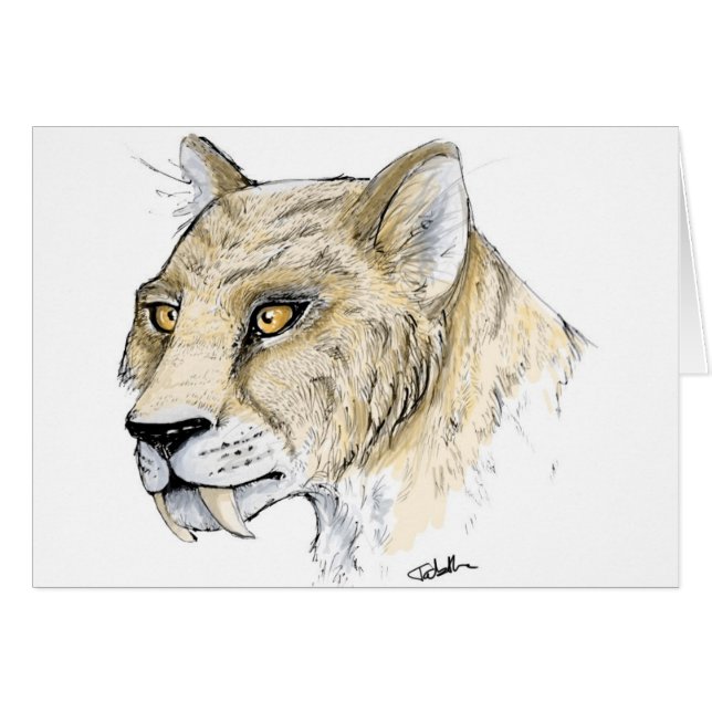 Smilodon (Sabre-dent) (Devant horizontal)