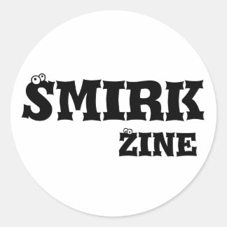 Smirk Zine petit autocollant