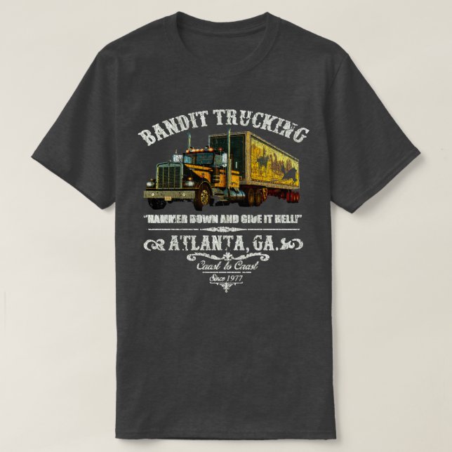 Smokey et Bandit Bandit Trucking TShirt (Design devant)