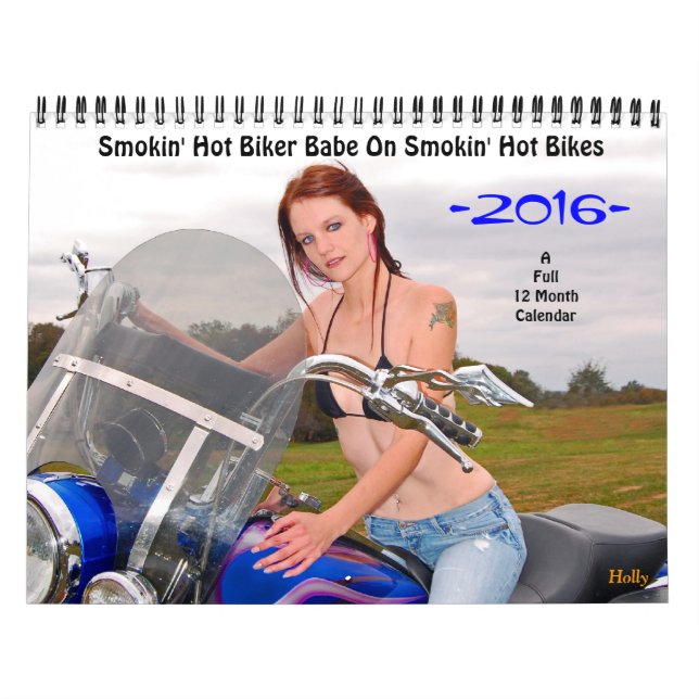 Smokin'Hot Biker Babe/Bikes 2016 Calendrier (Protection)