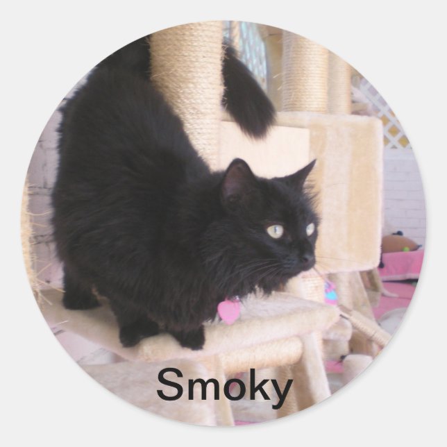 Smoky - Black Cats RULE! Autocollant (Devant)