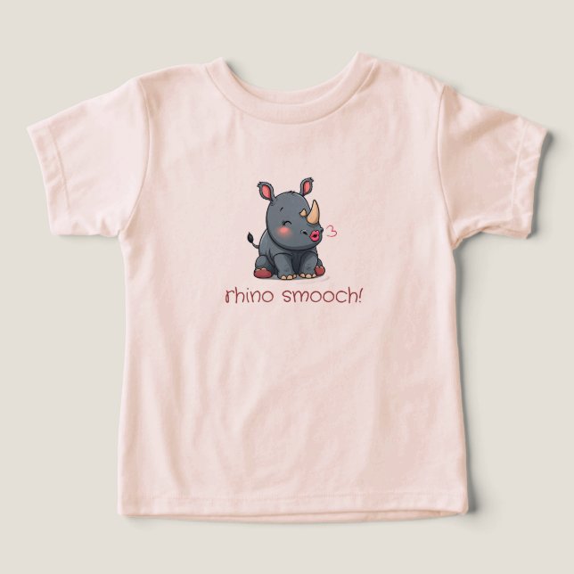 smooch rhinocéros ! (lettrage rouge) (Design Recto)