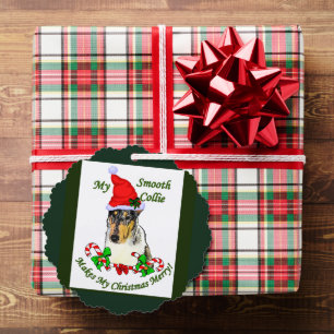 Smooth Collie Cadeaux de Noël Ornement