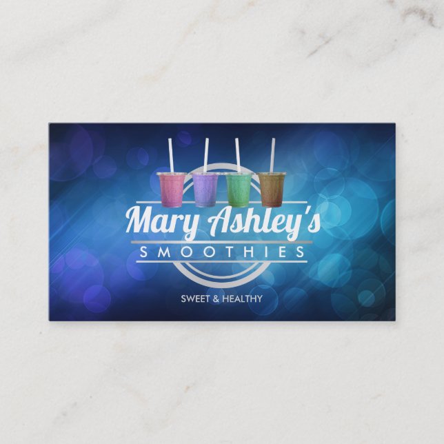 Smoothies carte de visite (Devant)