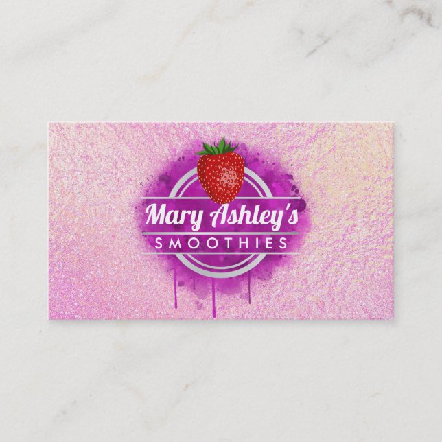Smoothies carte de visite (Devant)