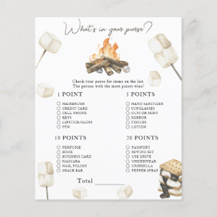 S'more baby shower - Qu'y a-t-il dans votre jeu de