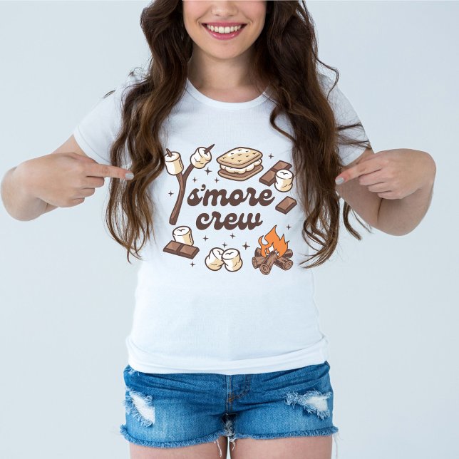 S'more Crew Camping Amoureux Tshirt jeunesse (Créateur téléchargé)