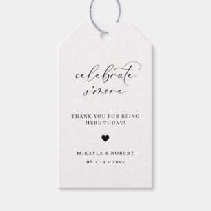 S'mores Wedding Party Favor Gift Tag Étiquette R10