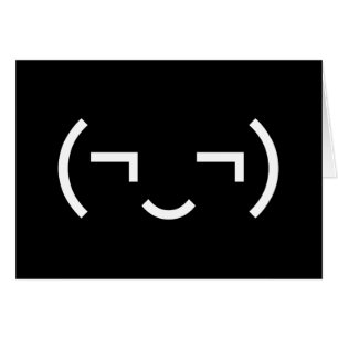 Smug Emoticon (‿MD) Cartes Kaomoji Japonaises