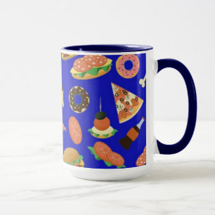 Snack Time Blue Coffee Mug