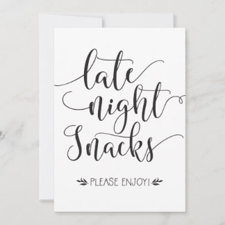 Snacks de fin de nuit Symbole préféré