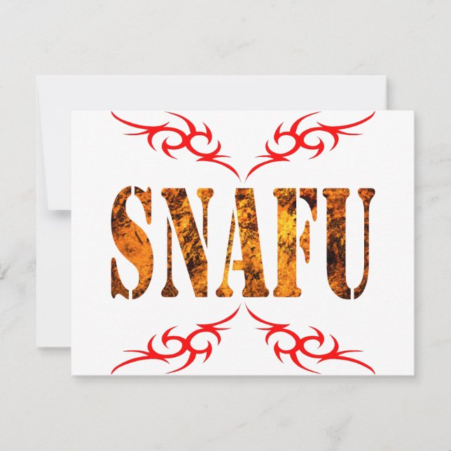 SNAFU (Devant)
