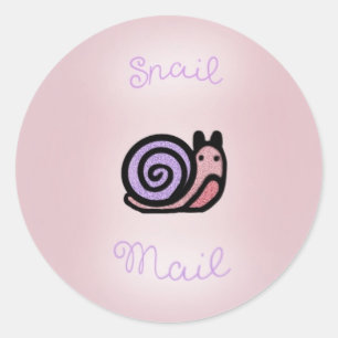 ‘snail mail’ autocollant set