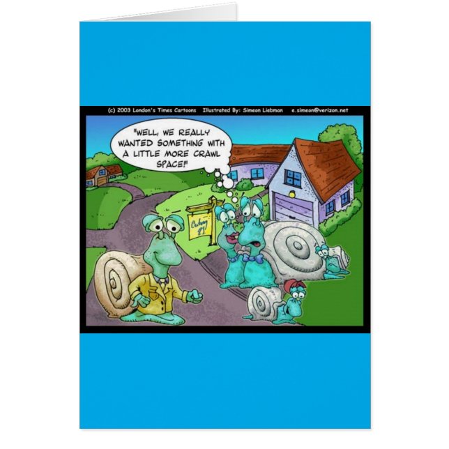 Snail Ventes Immobilières Drôle Cadeaux et Objets  (Devant)