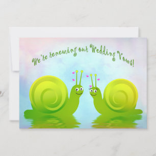 SNAILS EN AMOUR - INVITATION - RENOUVELLES VOTES M