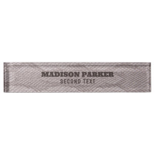 Snakeskin gris-beige Imprimer Bureau Nom Plaque