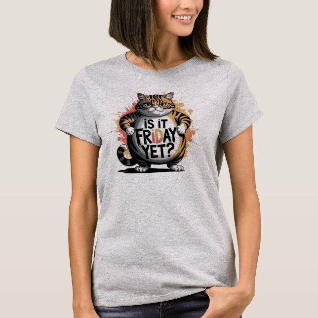 Snarky Humour Unisex T-Shirt C'EST VENDREDI ENCORE (Devant)