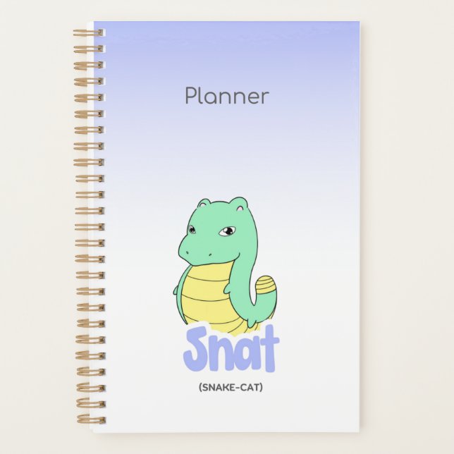 Snat (Serpent + Chat) Agenda Violet (Devant)