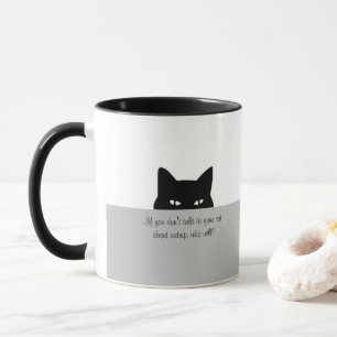 Sneaky Cat Parlez à votre chat Mug