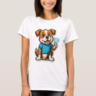 Sniff arrive - Drôle Dog Cartoon T-Shirt