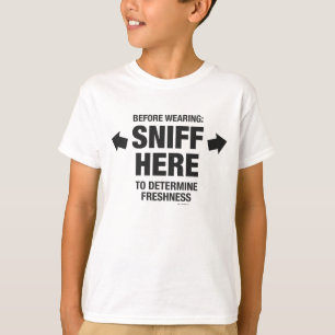 Sniff Test Funny Gag pour enfants T-shirt