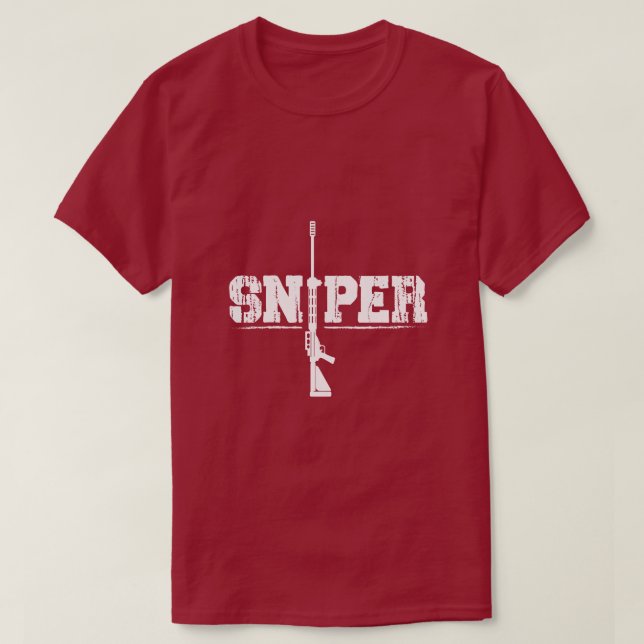 Sniper-Tactical Shooter - T-shirt Marksman de préc (Design devant)
